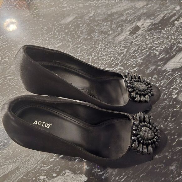 APT9 HIGH HEEL PEEP TOE WOMEN"S STILETTOS PUMP - Picture 10 of 16